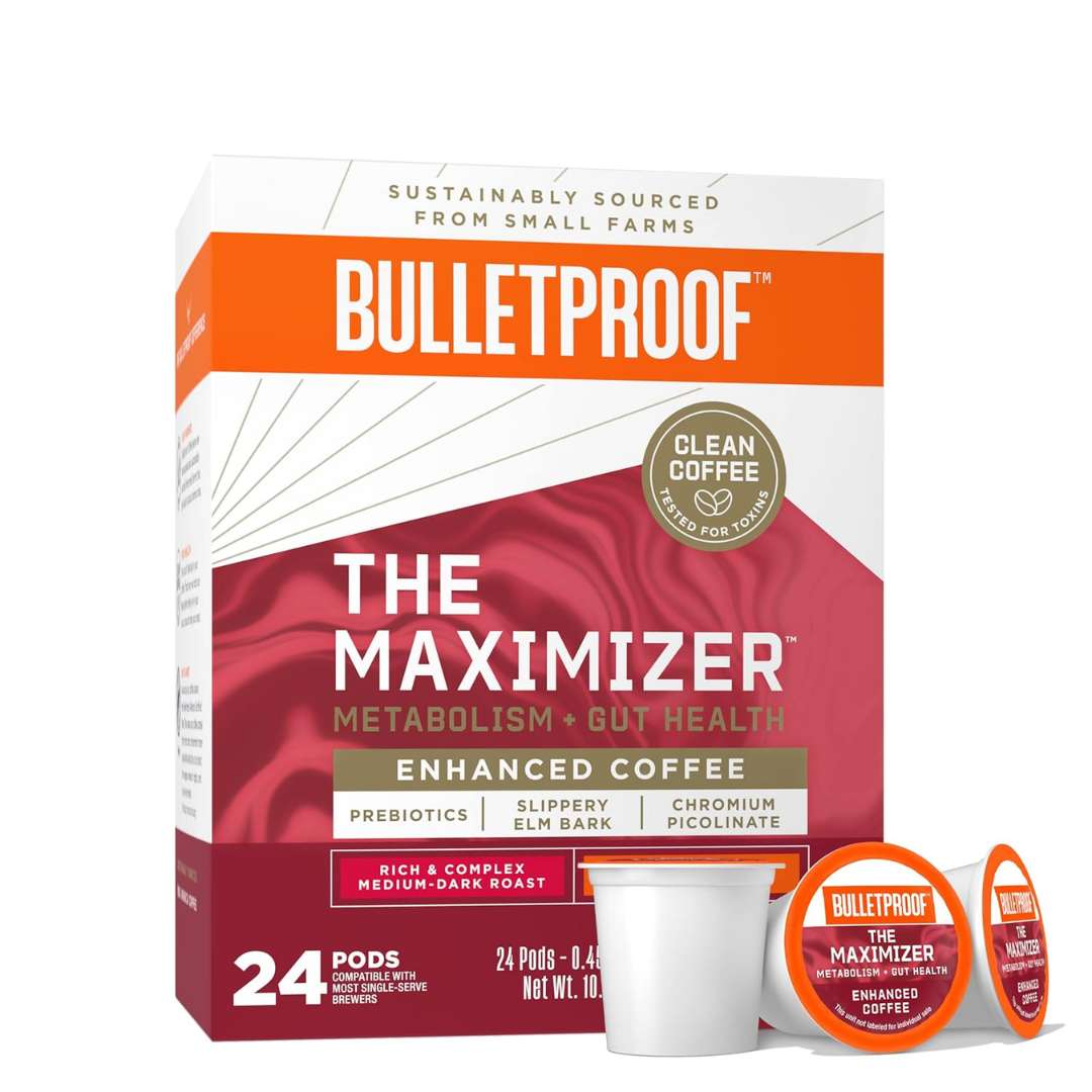 Bulletproof The Maximizer Single-Serve Coffee Pods, 24 Count