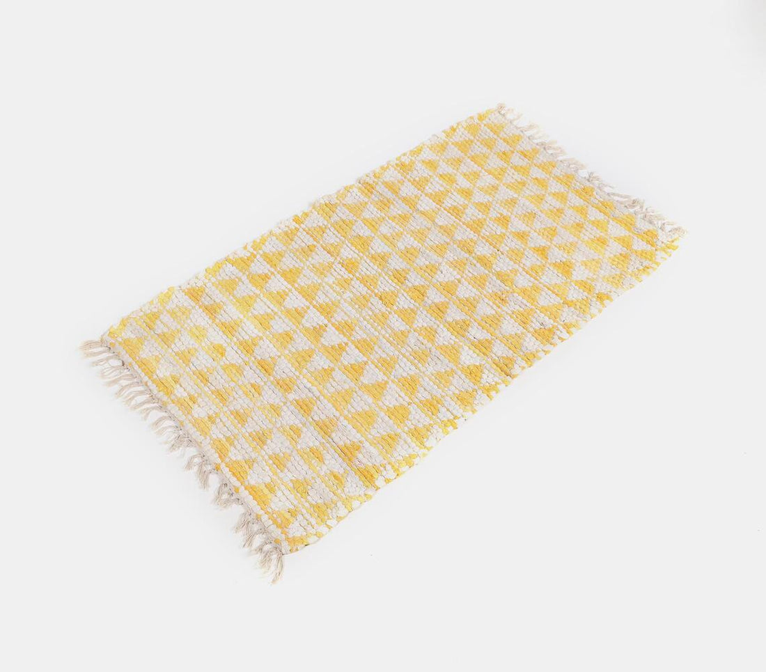 Cotton Chindi Yellow Rug