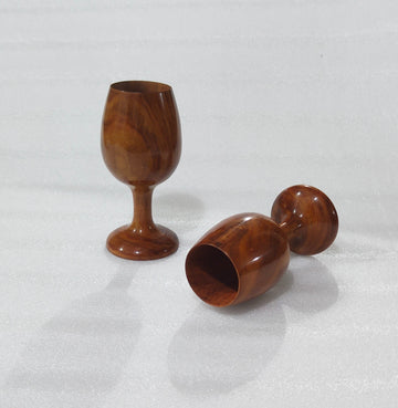 Natural Rosewood Wine Glass