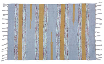 Multi Color Cotton Dhurrie Rug