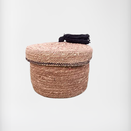 Sabai Grass Basket With Lid