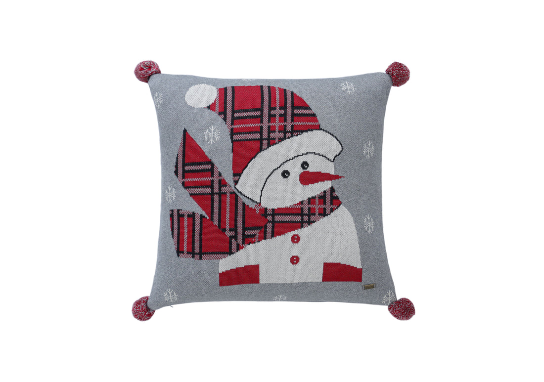 Snowman Decorative Christmas Cushion Cover