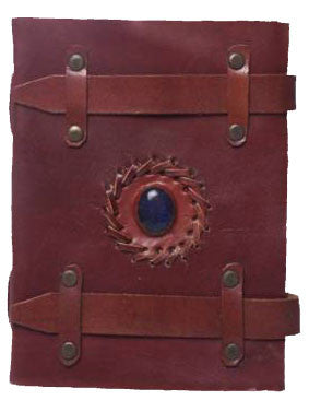 Handmade Leather Journal With Belt Closure