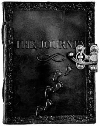 Handmade Leather Journal With Lock Closure