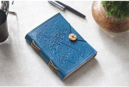 Umbrella Embossed Leather Journal