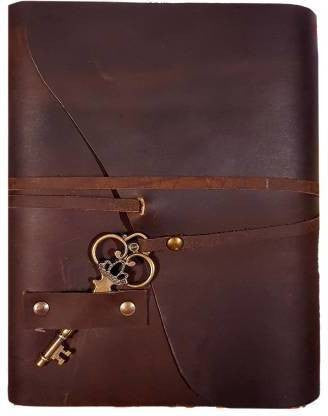 Handmade Leather Journal With Flap String Closure