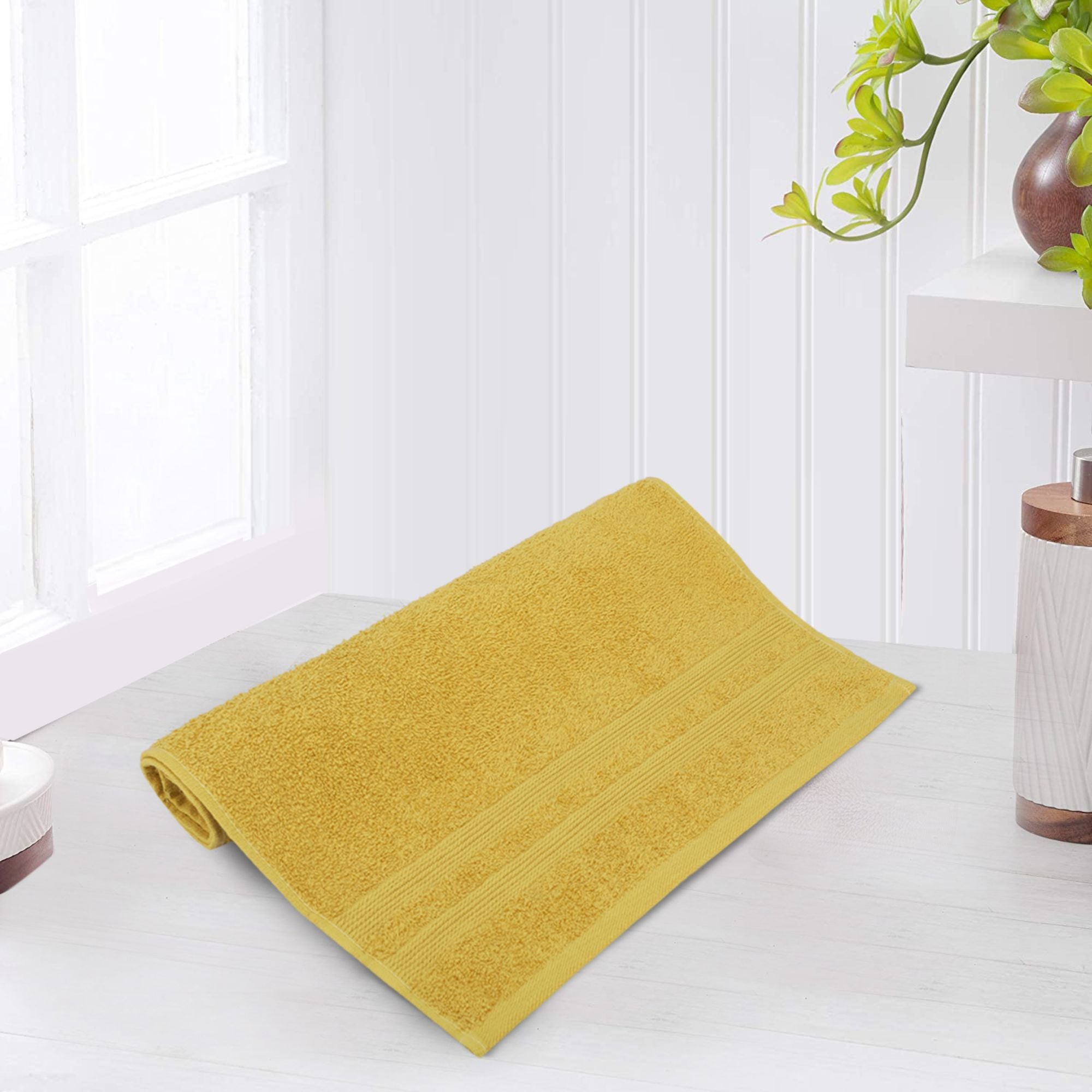 Lush & Beyond 500 GSM Hand Towel (Mustard)