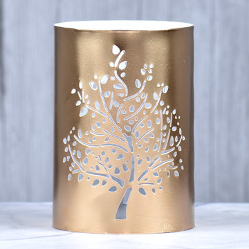 Tree Of Life Etching Candle Votive Holder