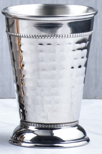 Shiny Silver-plated Beaded Julip Cup- Small