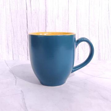 Ocean Blue & Yellow Ceramic Coffee Mug