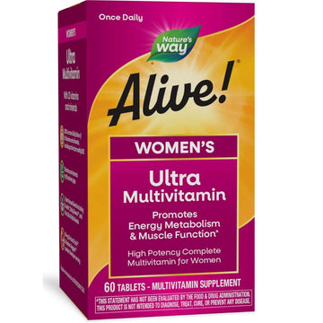 Nature's Way, Alive!, Women's Ultra Multivitamin, 60 Tablets