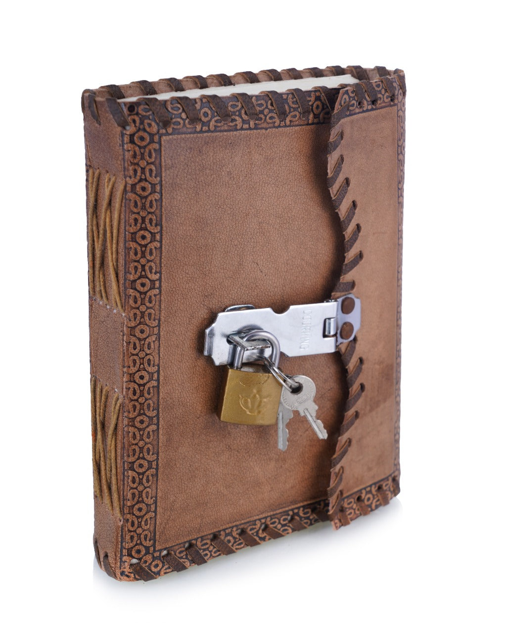 Leather Journal With Lock & Key