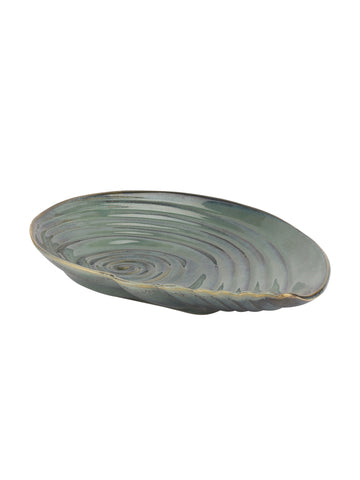 Ceramic Exotic Glazed Shell Platter