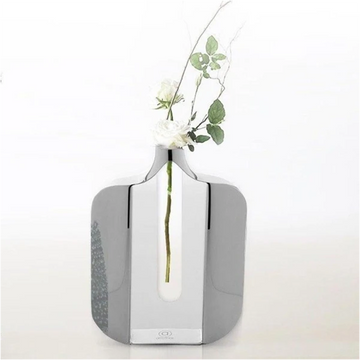 Nickel Plated Test Tube Flower Vase