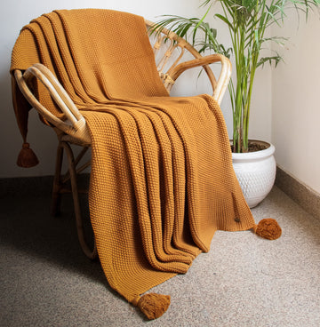 Seed Stitch Ac Throw