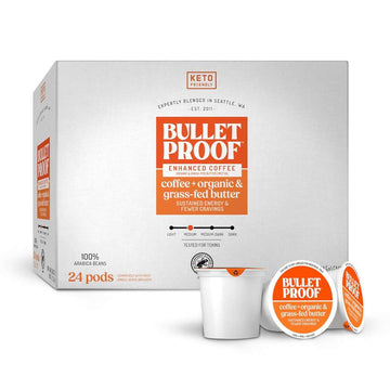 Bulletproof Keto Coffee Single-Serve Pods, 24 Count