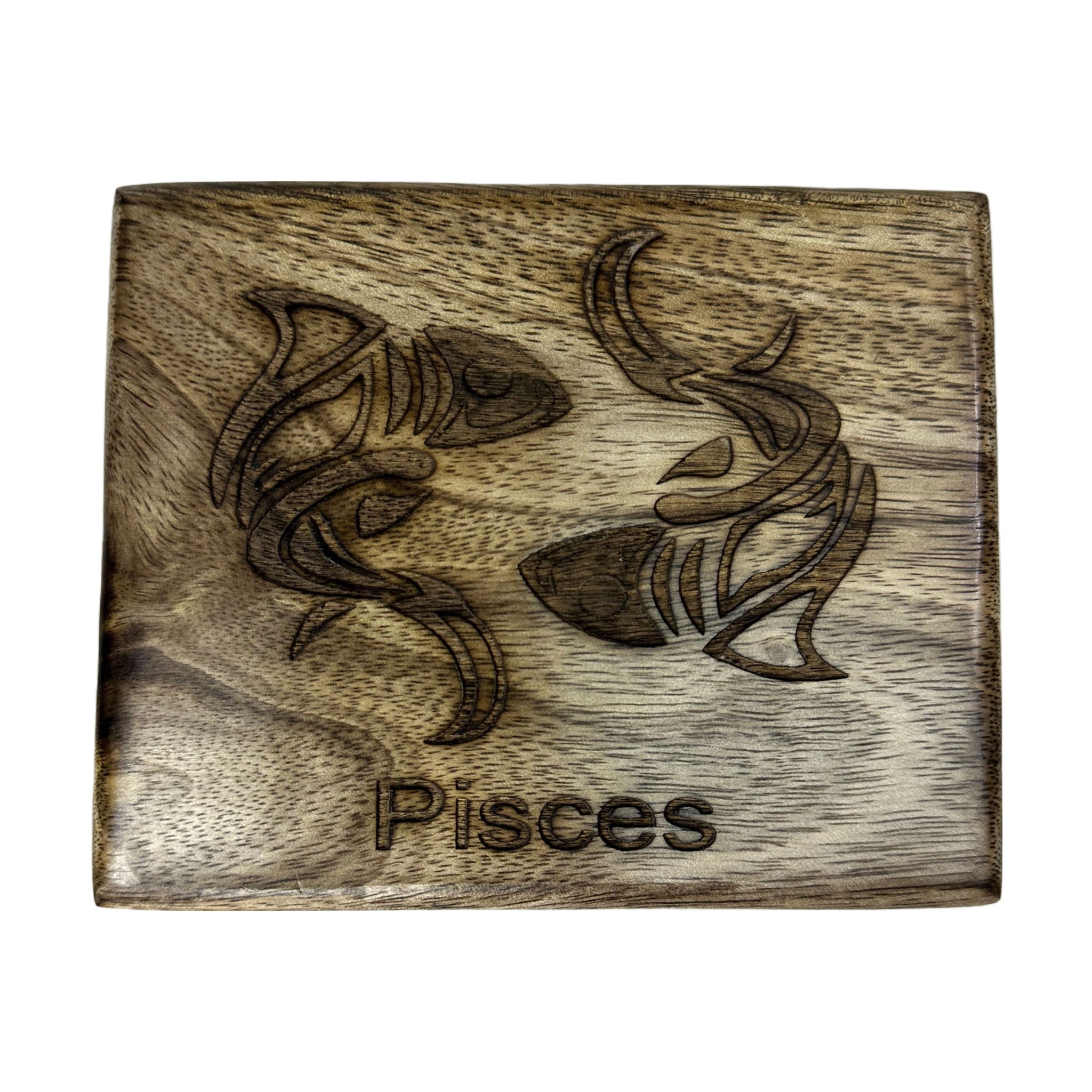 Pisces - Laser Etched Square Box