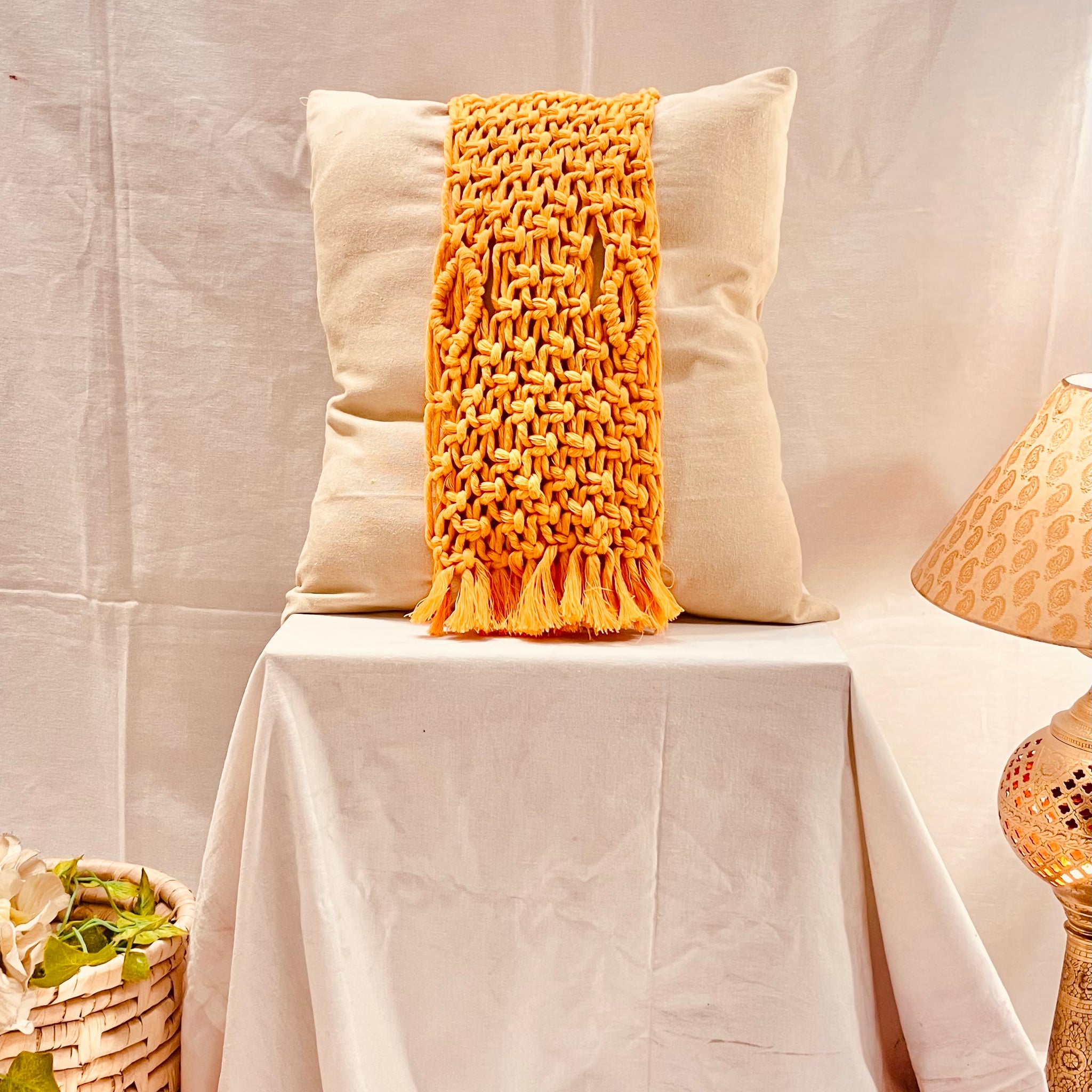 Macrame Cushion Cover