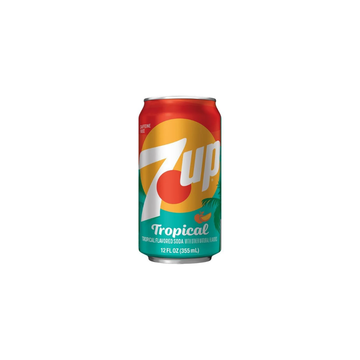 7 Up Tropical Can - 12 oz - 24 PK