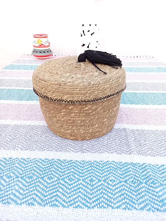 Sabai Grass Basket With Lid