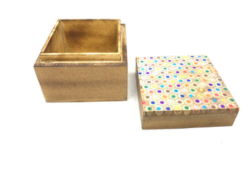 Handmade Chopped Colour Pencil Box (small)