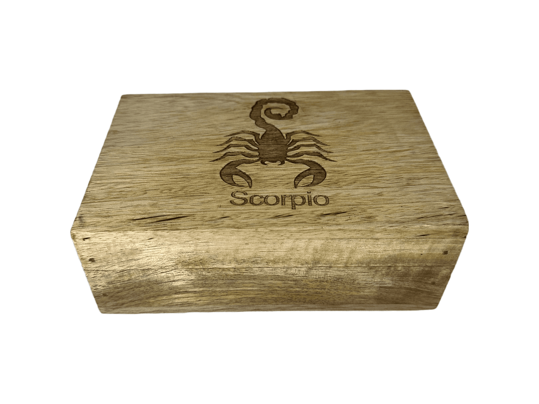 Scorpio - Laser Etched Rectangular Box