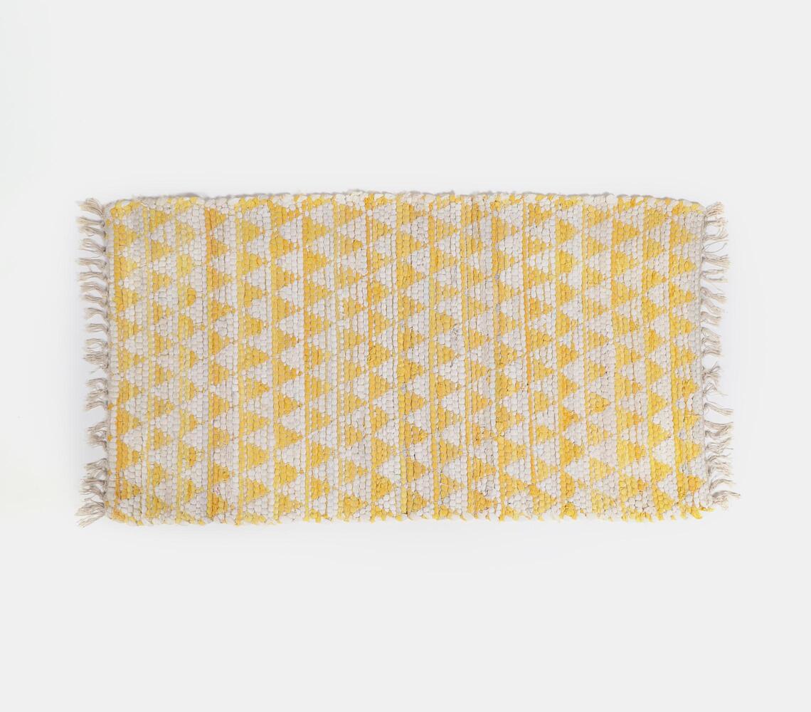 Cotton Chindi Yellow Rug