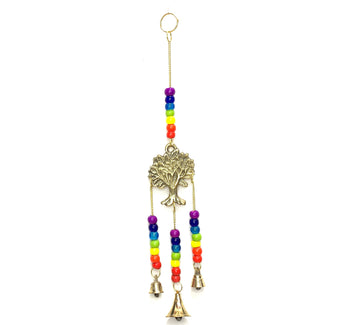 Tree Of Life Bell Chime With 7 Chakra Beads