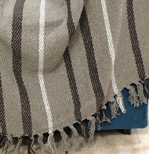 Recycled Stripe Throw