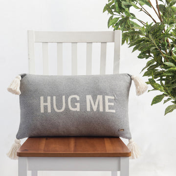 Hug Me Cotton Knitted Cushion Cover