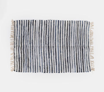 Recycled Denim Chindi Rug