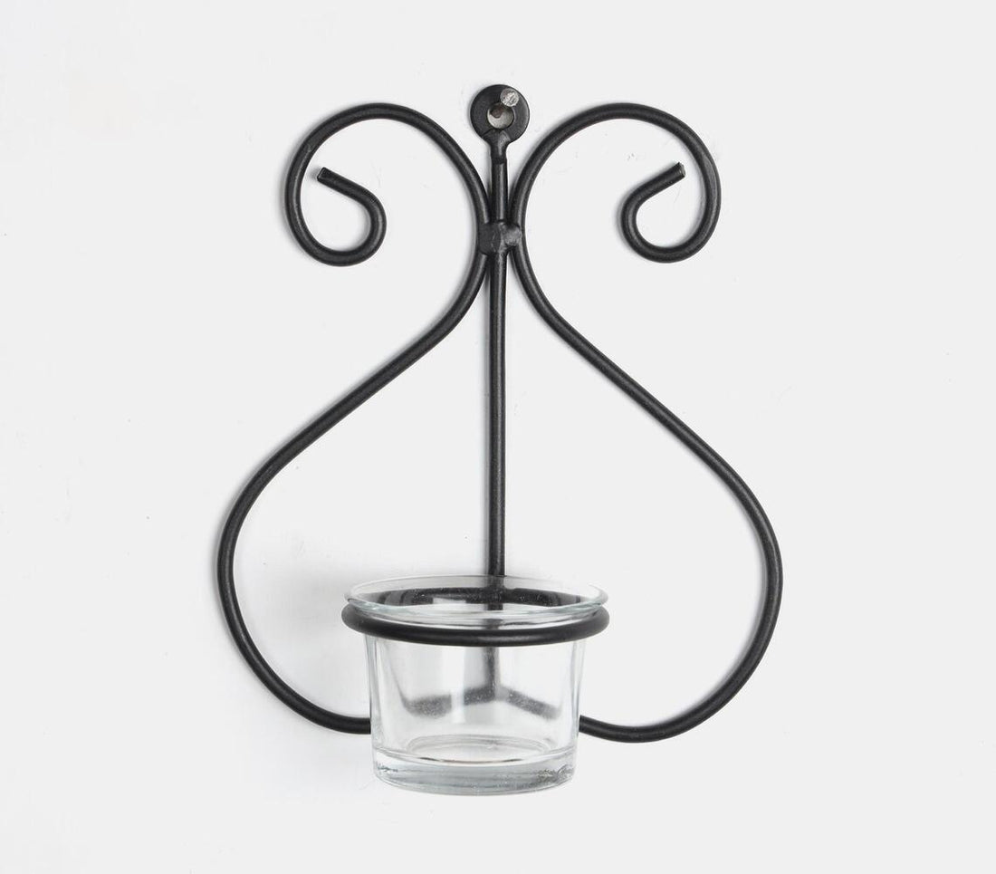 Wrought Iron Tea Light Holders (Set Of 2)