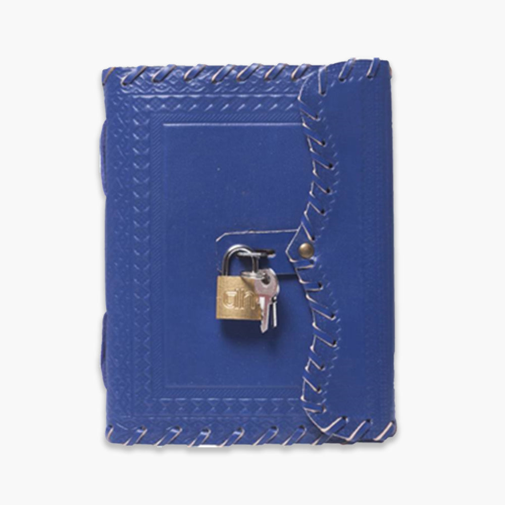 Handmade Leather Journal With Antique Lock