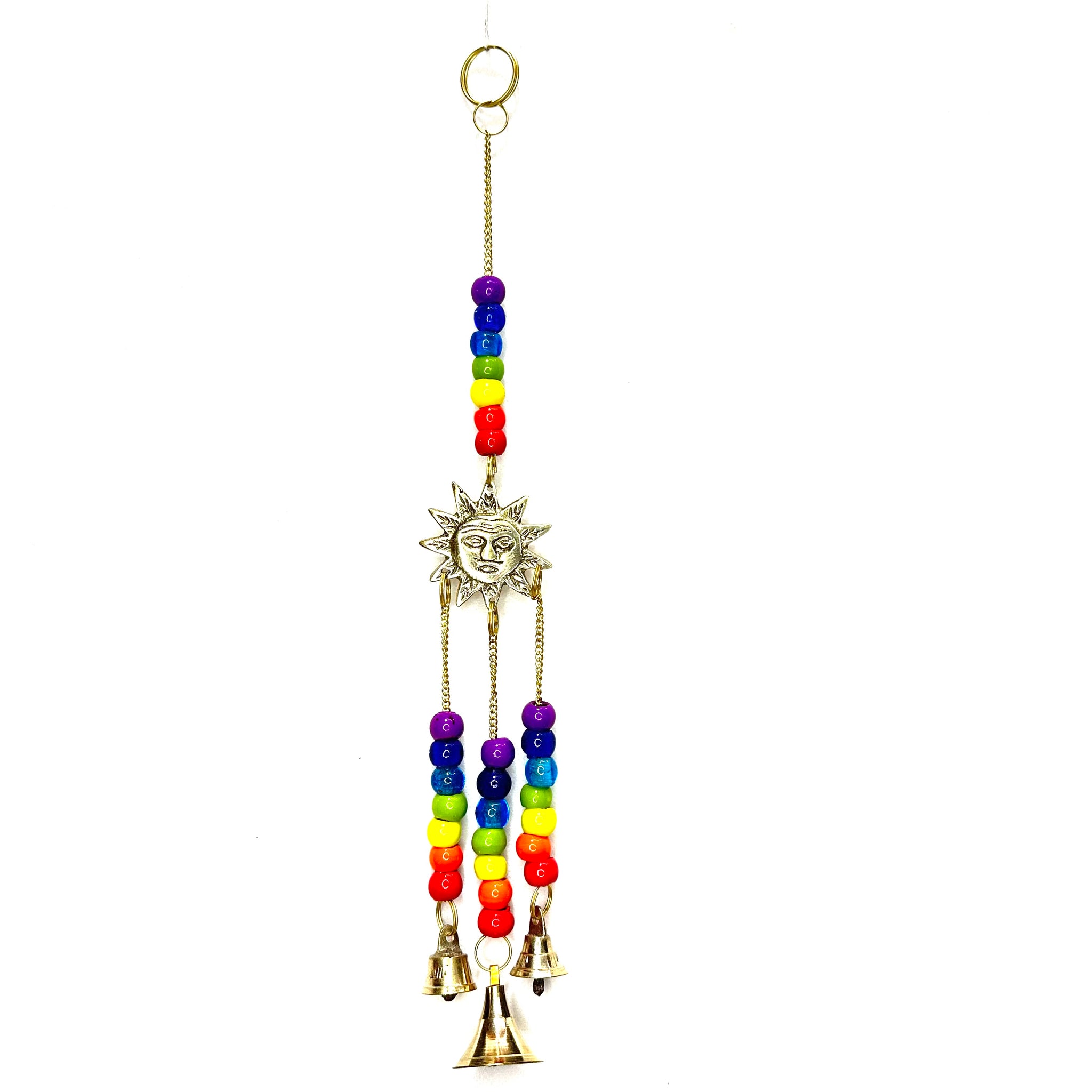 Sun Bell With 7 Chakra Glass Beads Chime