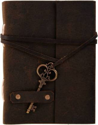 Leather Journal With Flap And Key Dori Lock