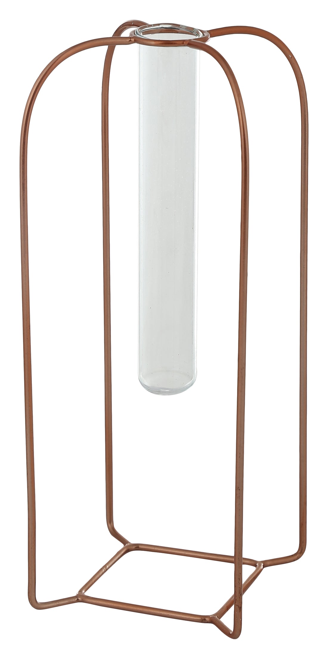 Rose Gold Color Vase With Test Tube