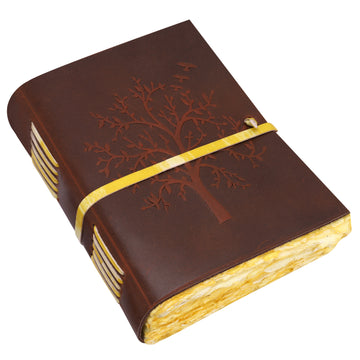 Tree Embossment Leather Journal