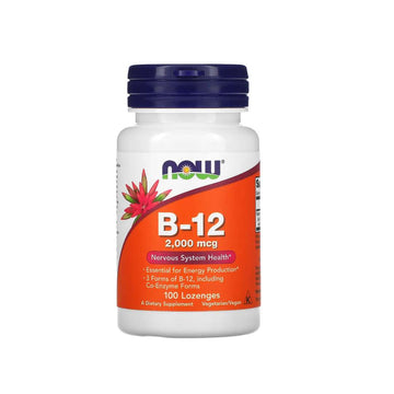 NOW Foods, B-12, 2,000 mcg, 100 Lozenges