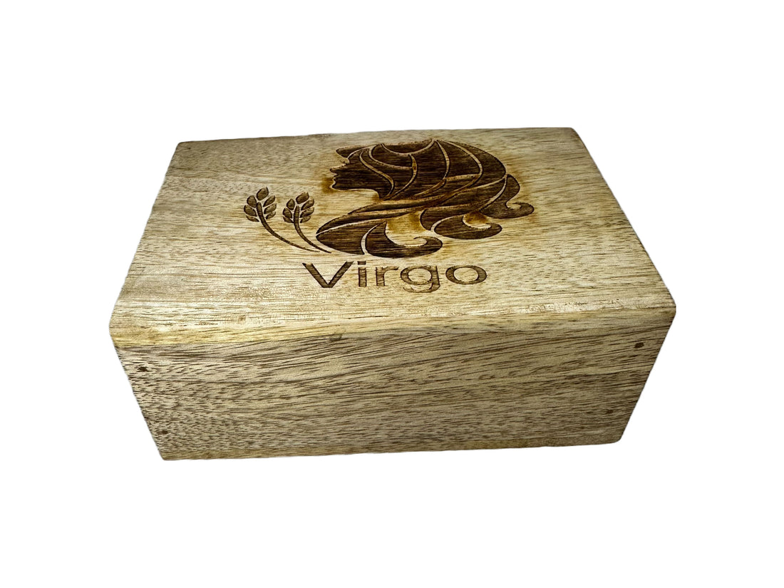 Virgo - Laser Etched Rectangular Box