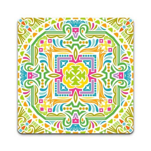 Colourful Mandala Pack Coasters (set Of 4)