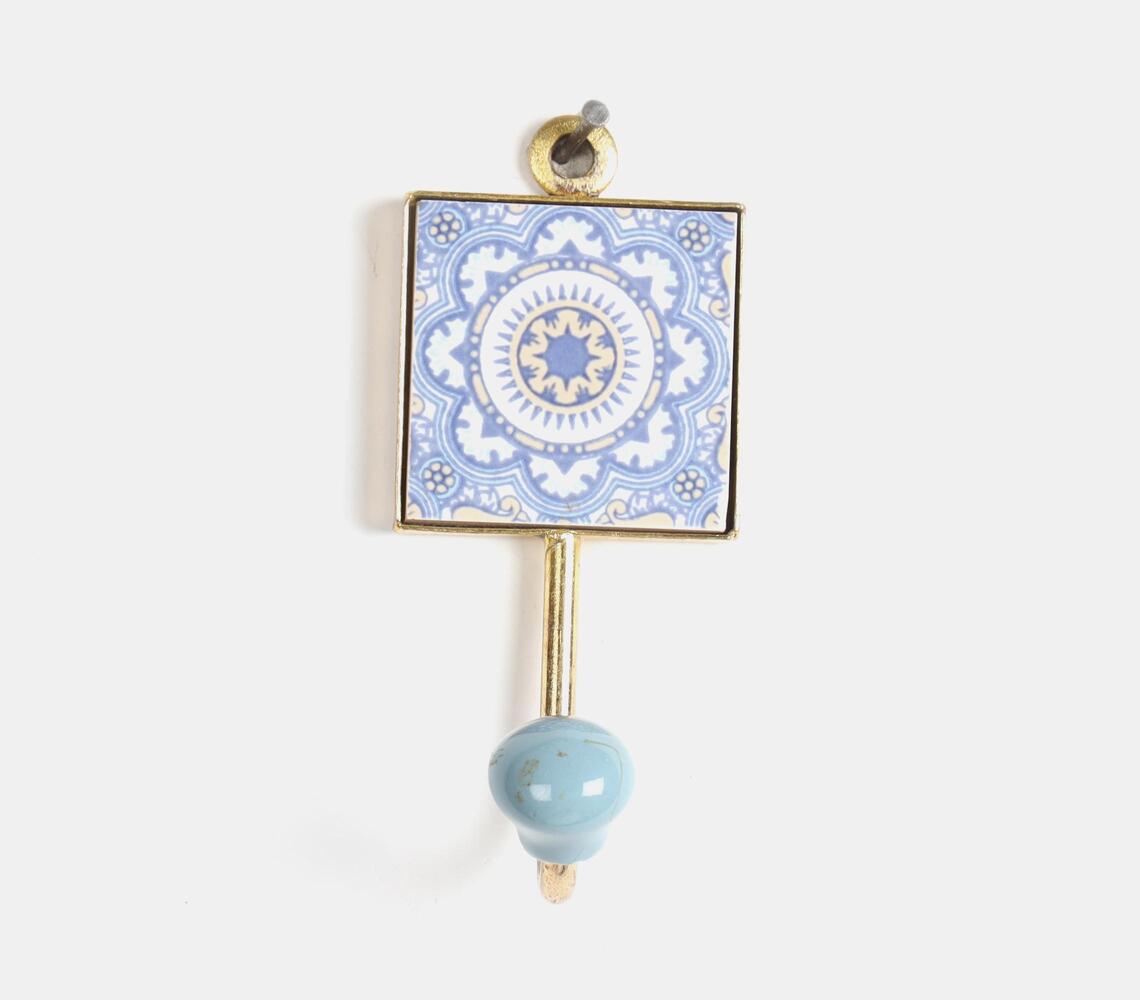 Ceramic Hook - Mandala Flower