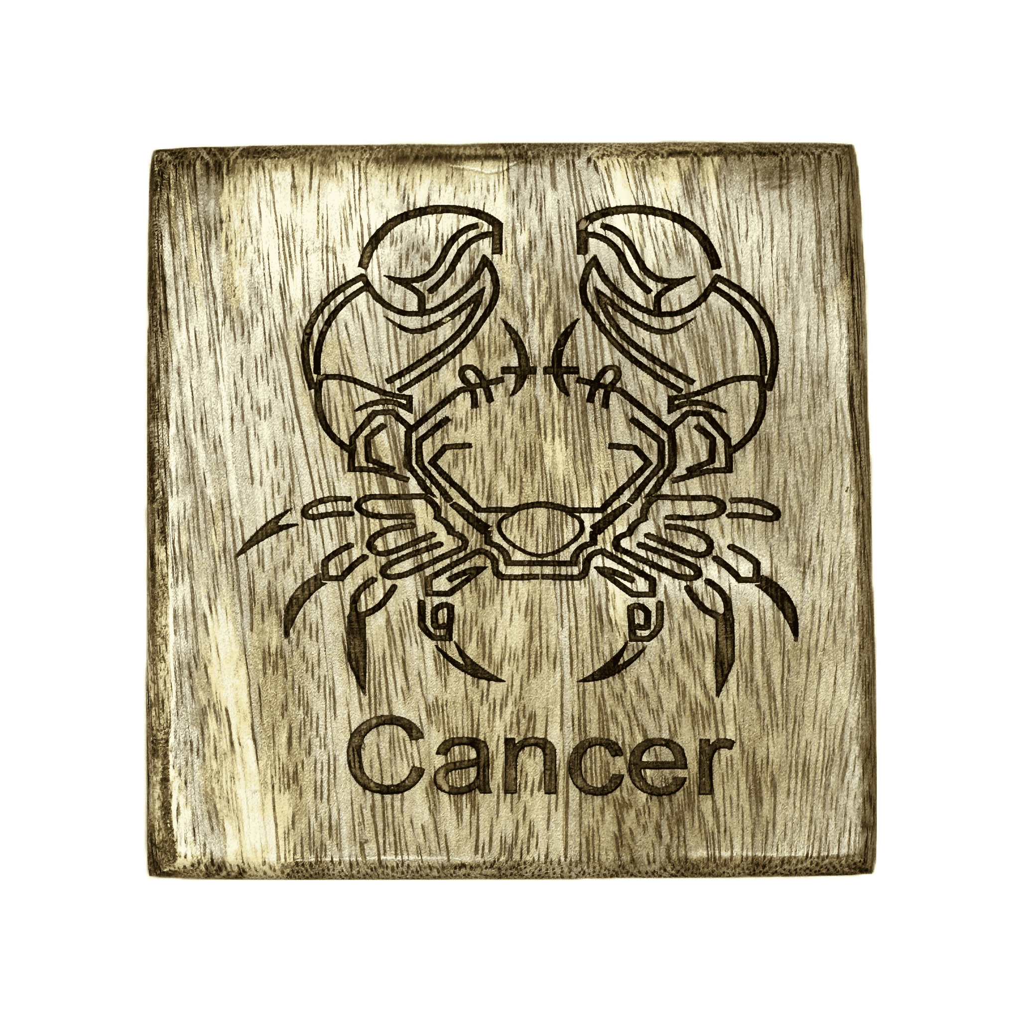 Cancer - Laser Etched Square Box