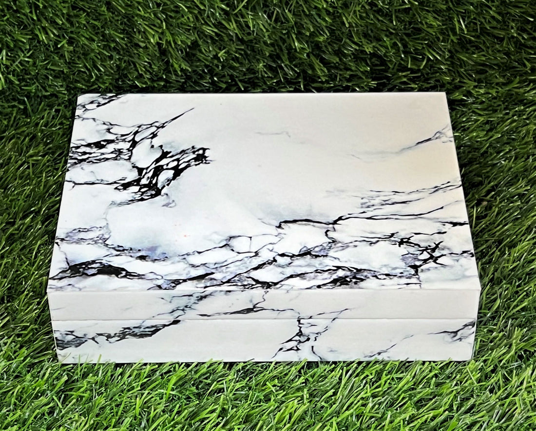 Marble Textured Resin Box