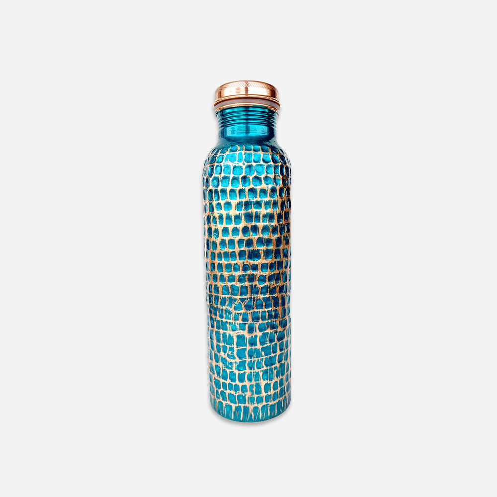 Copper Hand Hammered Bottle 950 Ml