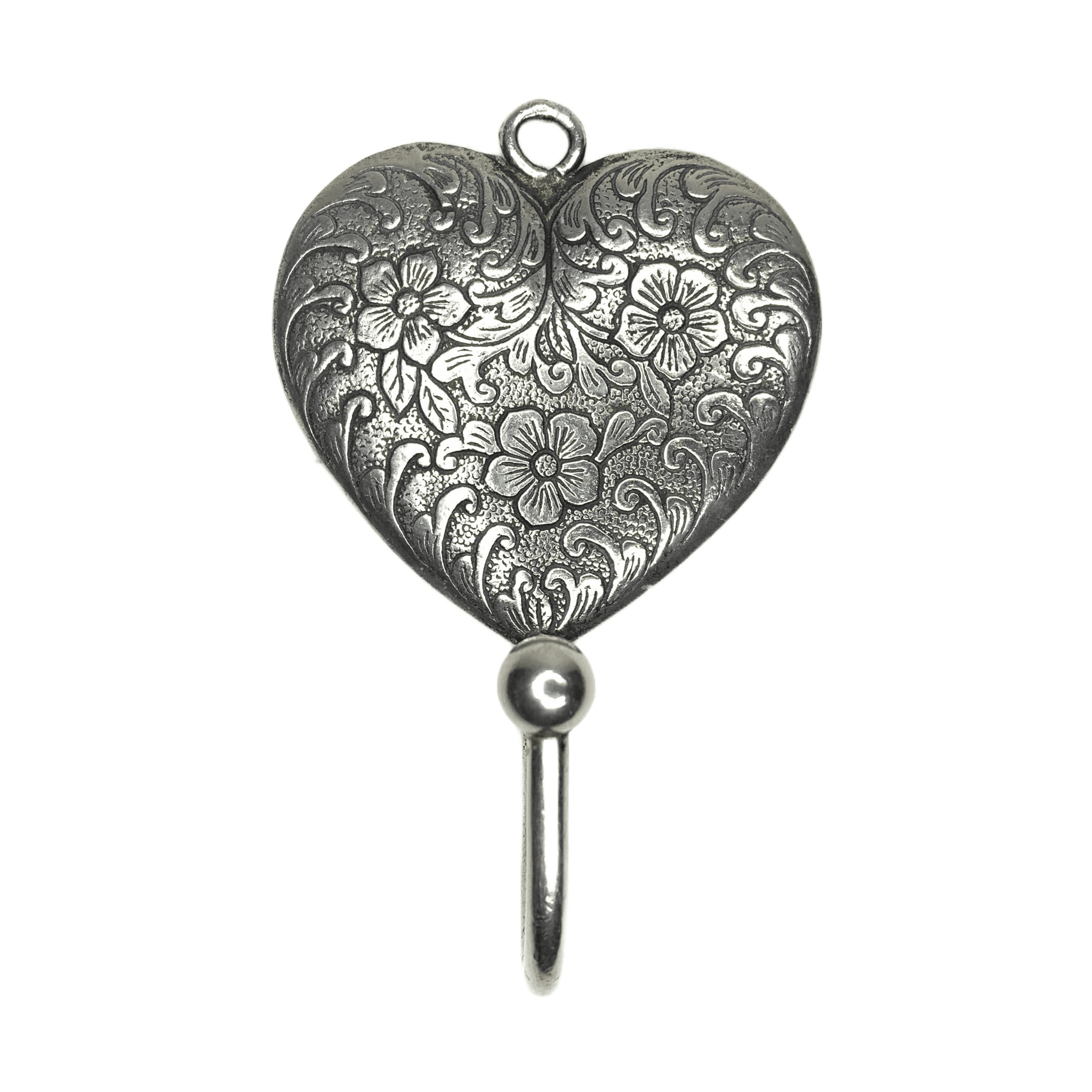 Handmade Recycled Aluminium Coat Hook- Heart