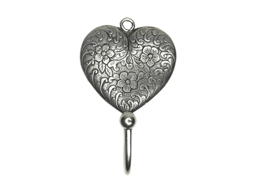 Handmade Recycled Aluminium Coat Hook- Heart