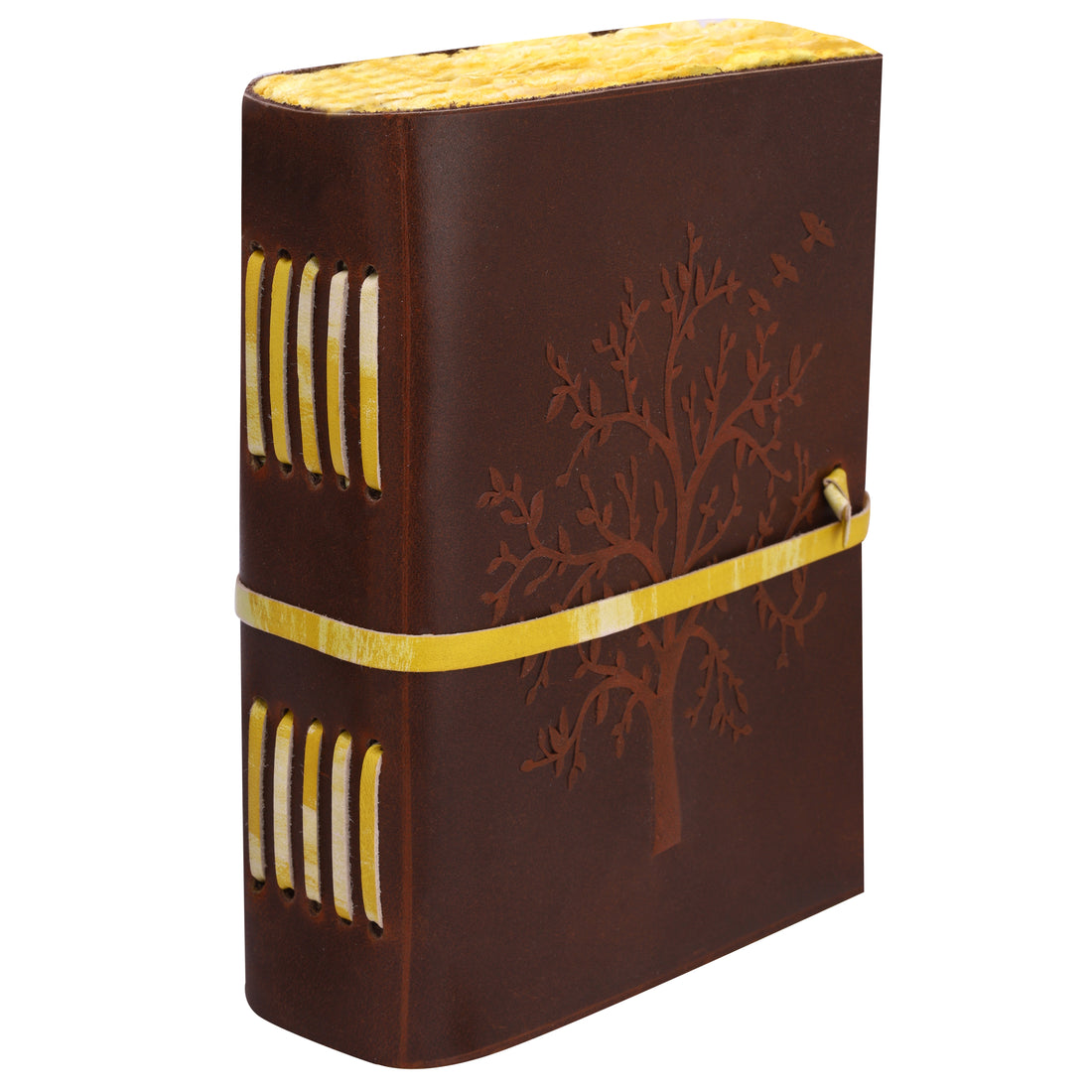 Tree Embossment Leather Journal