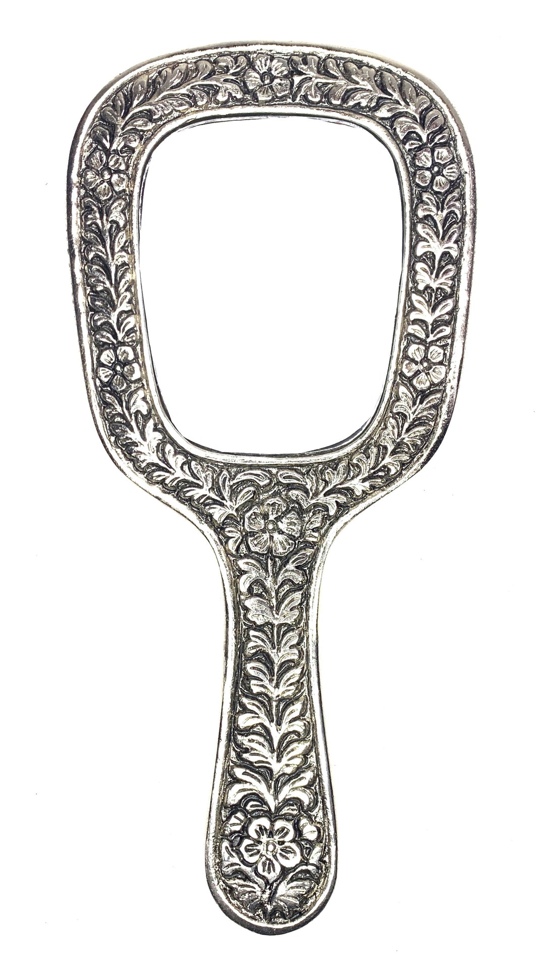 Handmade Recycled Aluminium Hand Mirror