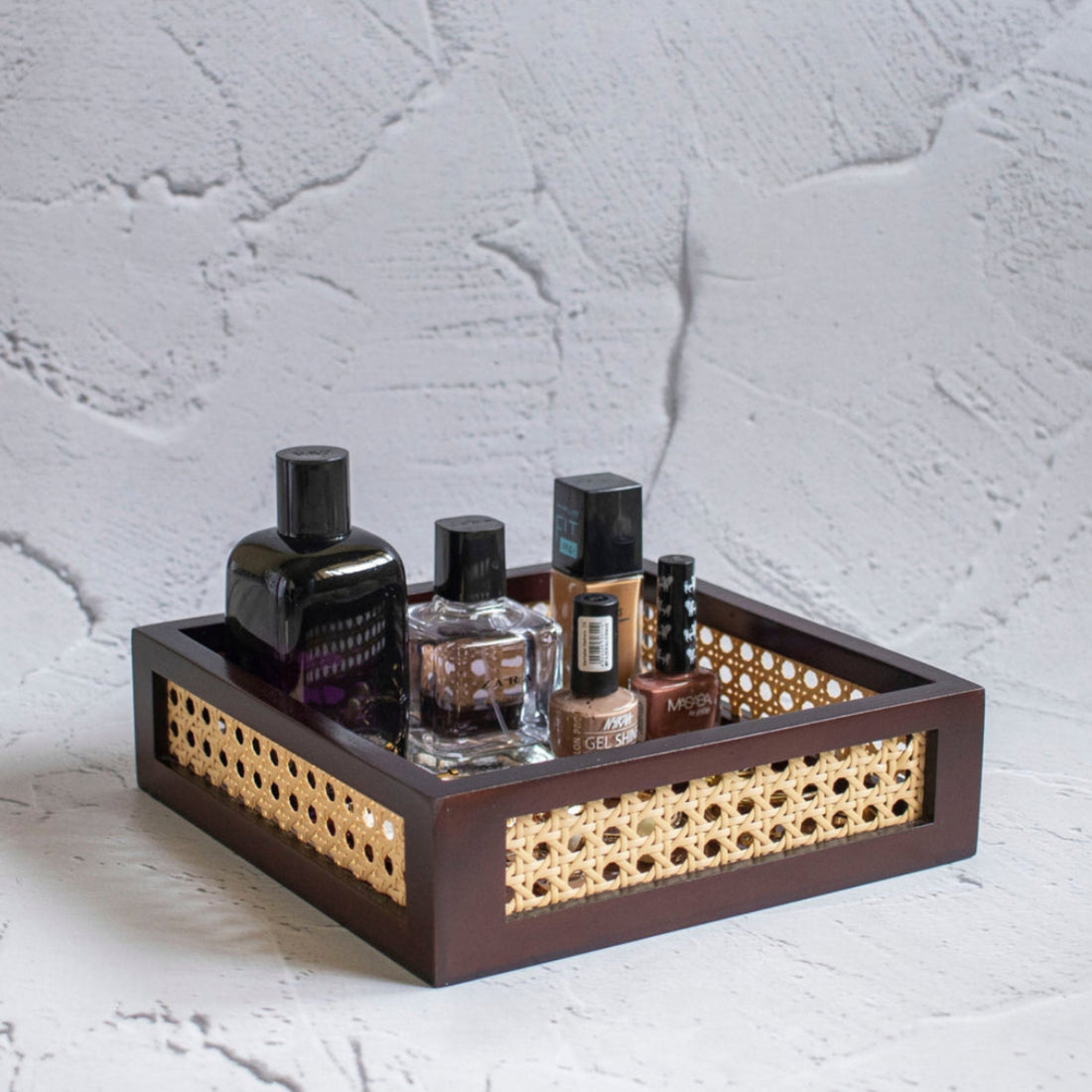 Cane Serving Tray Square