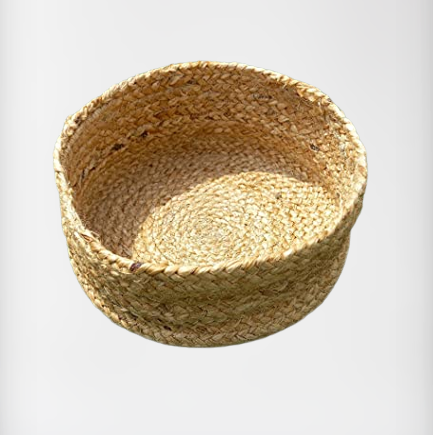 Round Small Storage Jute Basket